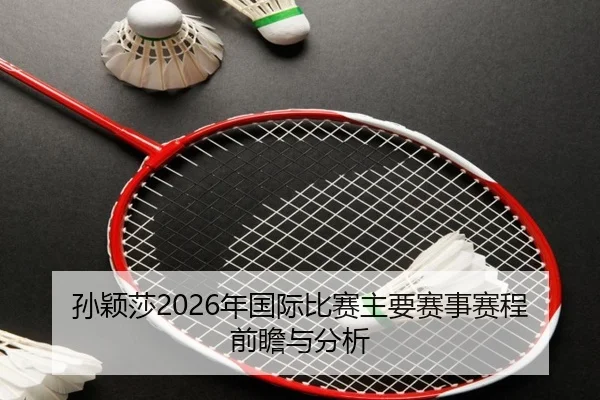 孙颖莎2026年国际比赛主要赛事赛程前瞻与分析